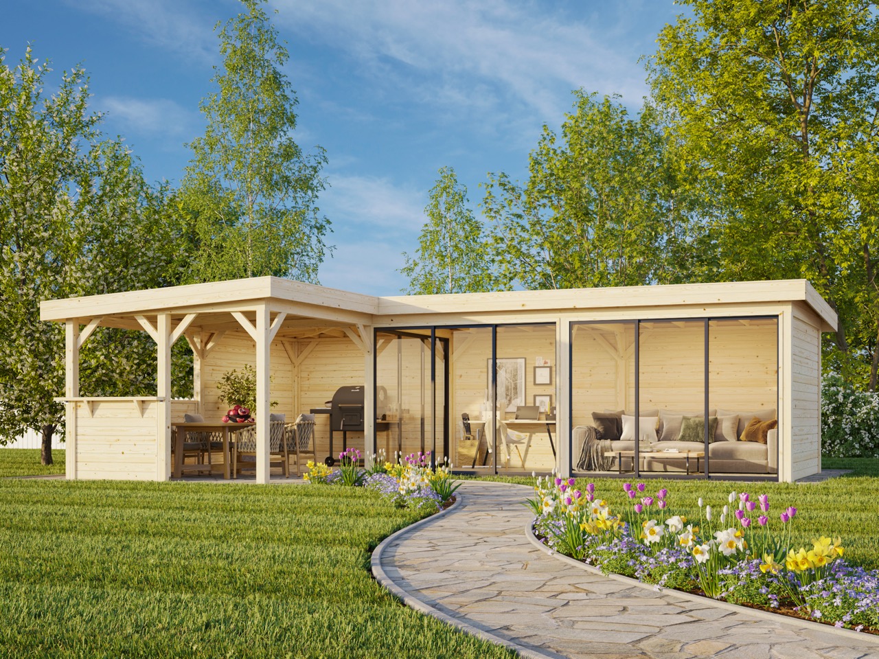 Lina  33,2 m2 Set 720 Slide Plus - imagine 8