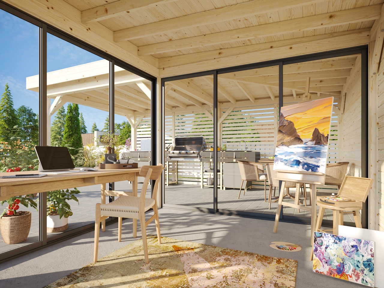 Lina  24,9 m2 Set 711 Slide Plus - imagine 8