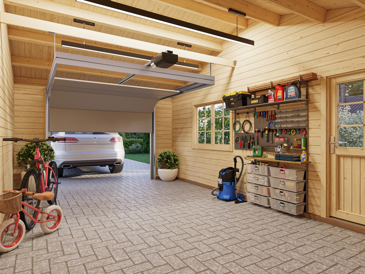 Garaj Roger 19,0+16,2 m2 cu ușă secțională - imagine 9