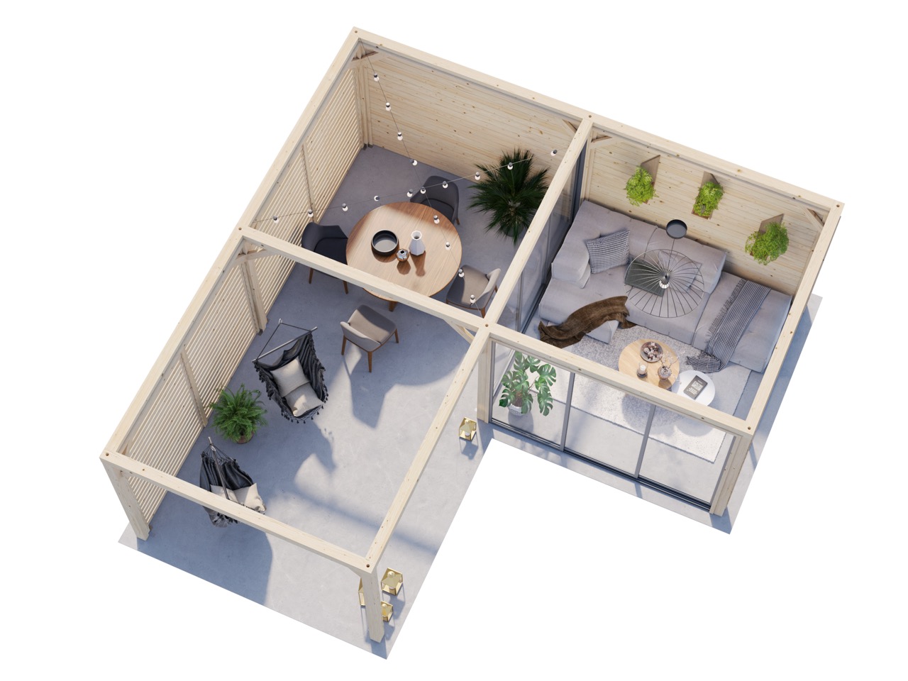 Lina  24,9 m2 Set 711 Slide Plus - imagine 7