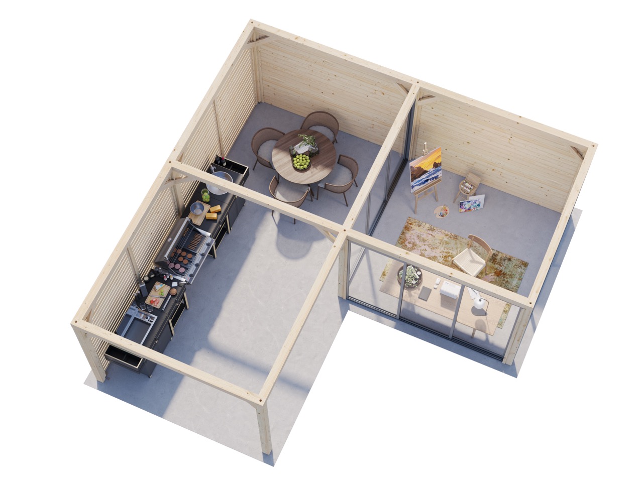 Lina  24,9 m2 Set 711 Slide Plus - imagine 6