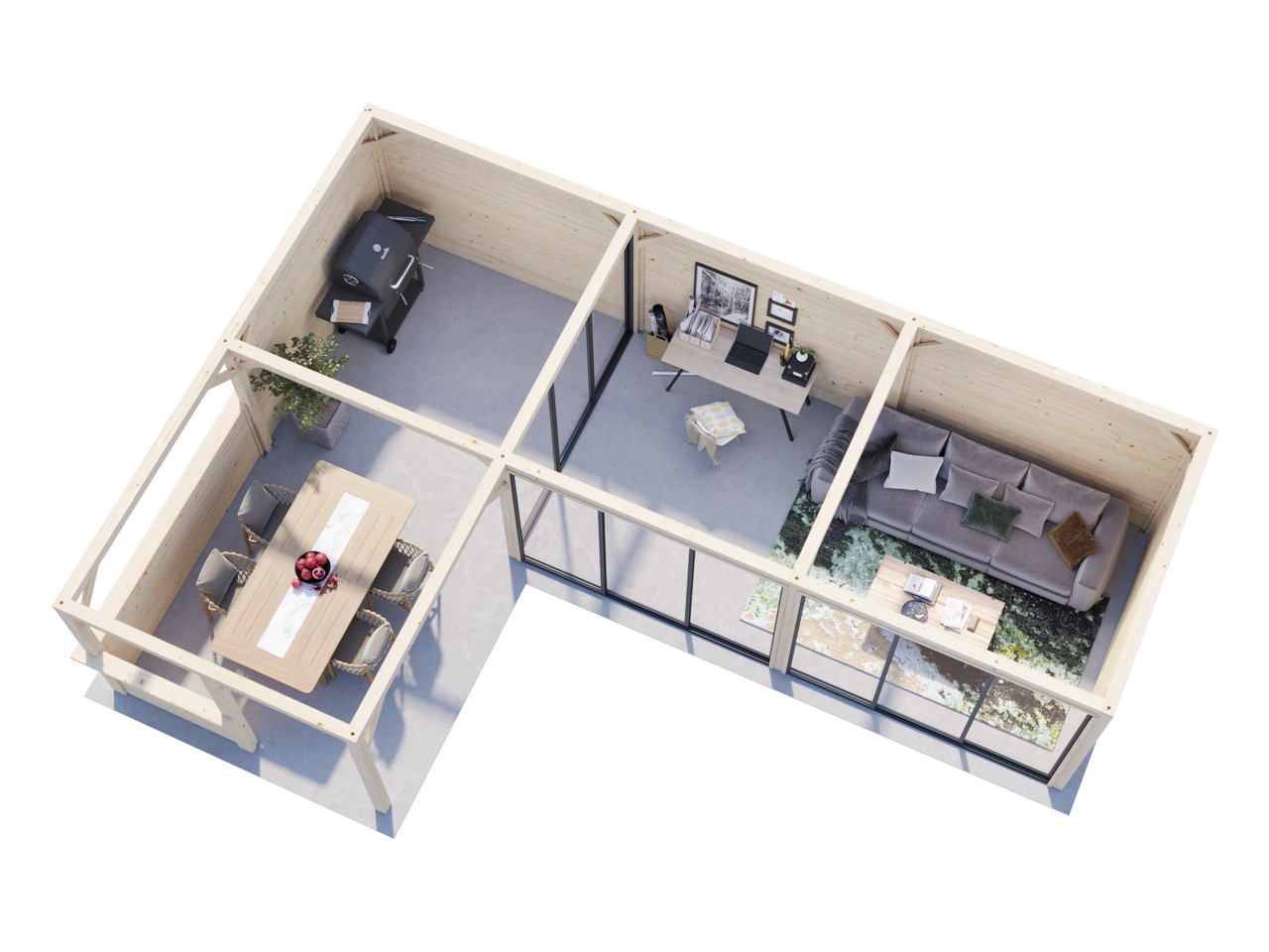 Lina  33,2 m2 Set 720 Slide Plus - imagine 6