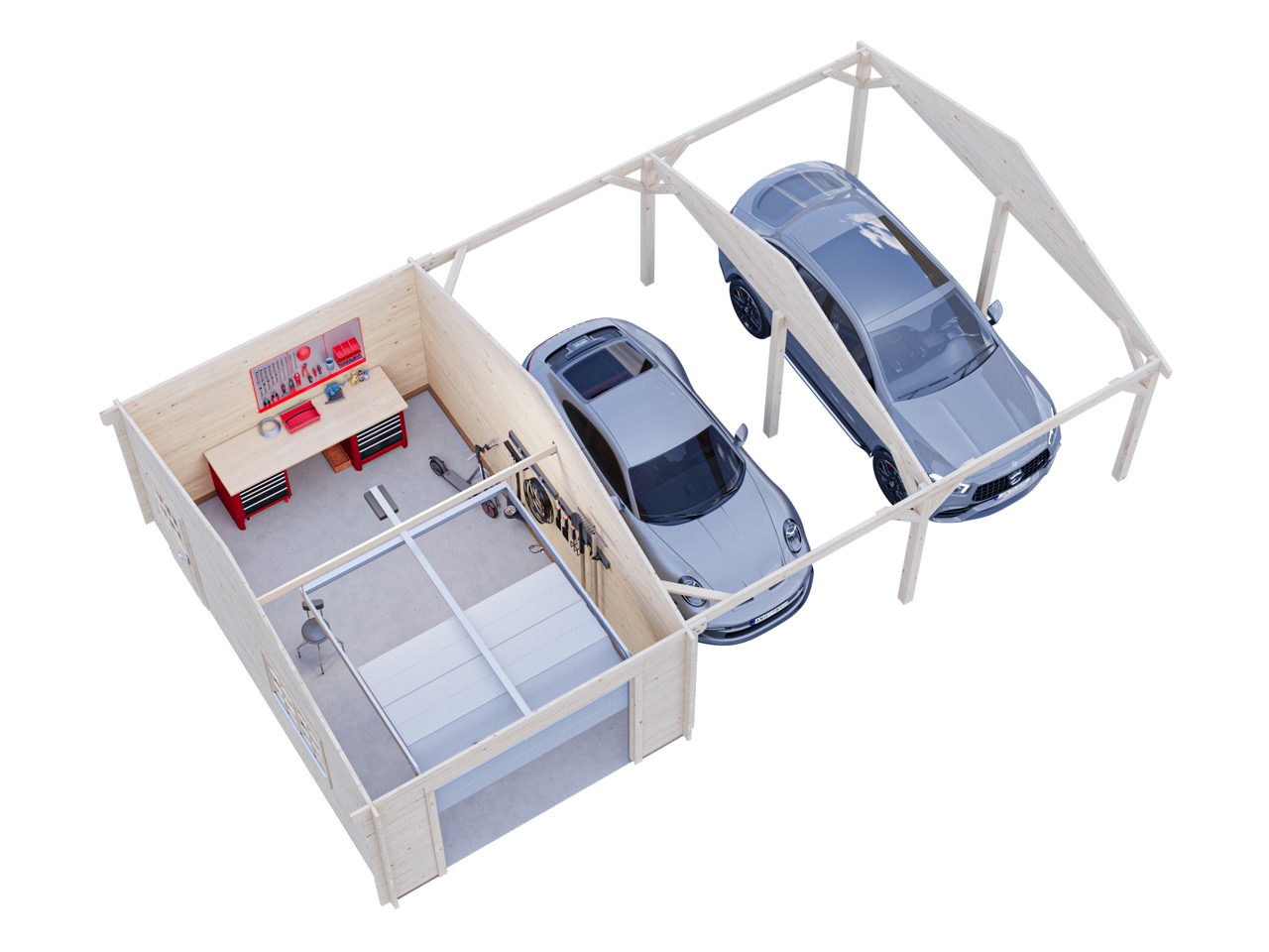 Raul  19,0+33,2 m2 cu ușă secțională - imagine 8