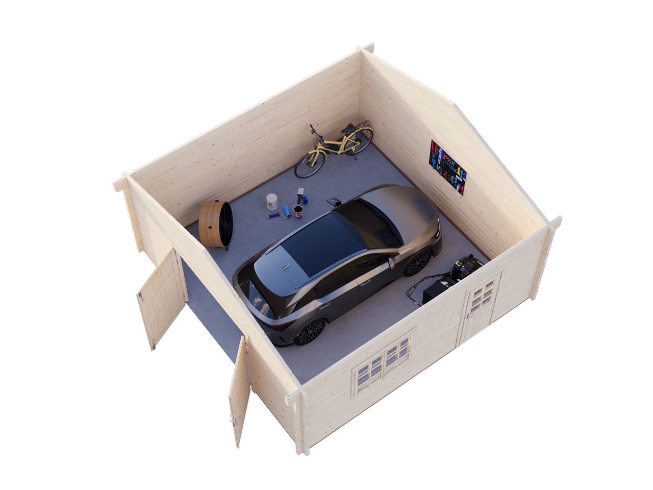 Raul  27,7 m2 cu poartă din lemn - imagine 8