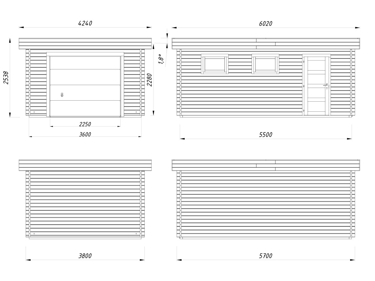 Radu  19,0 m2 cu ușă secțională - imagine 8