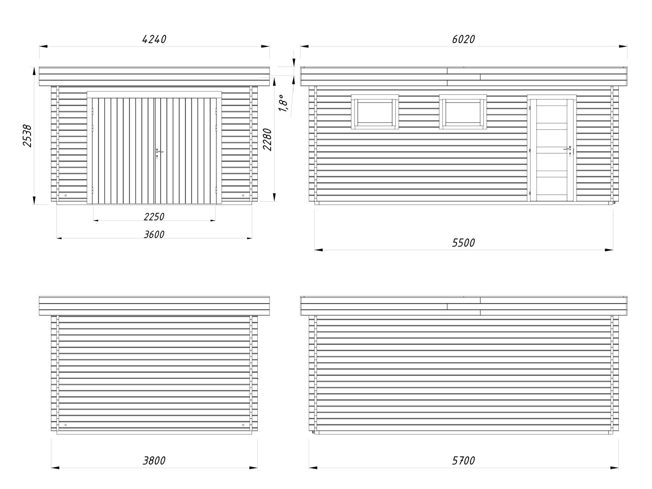 Radu  19,0 m2 cu poartă din lemn - imagine 8