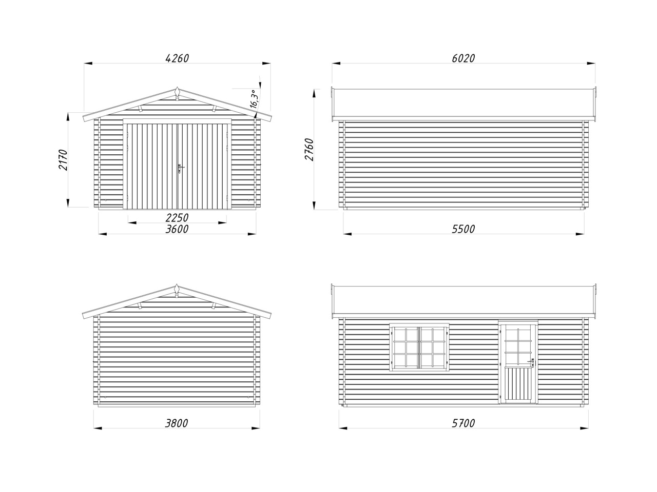 Raul  19,0 m2 cu poartă din lemn - imagine 11