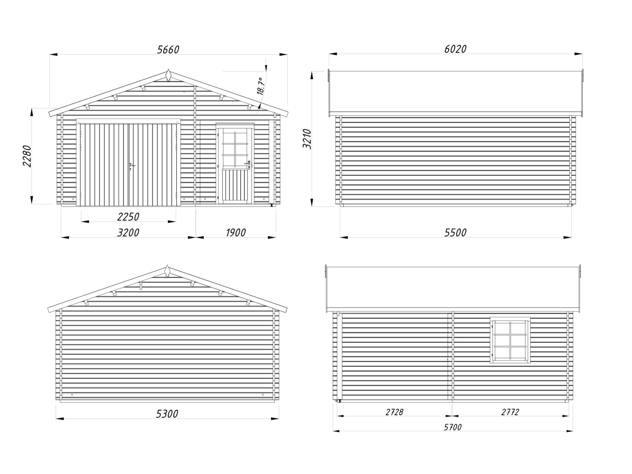 Raul  21,9+5,2 m2 cu poartă din lemn - imagine 8
