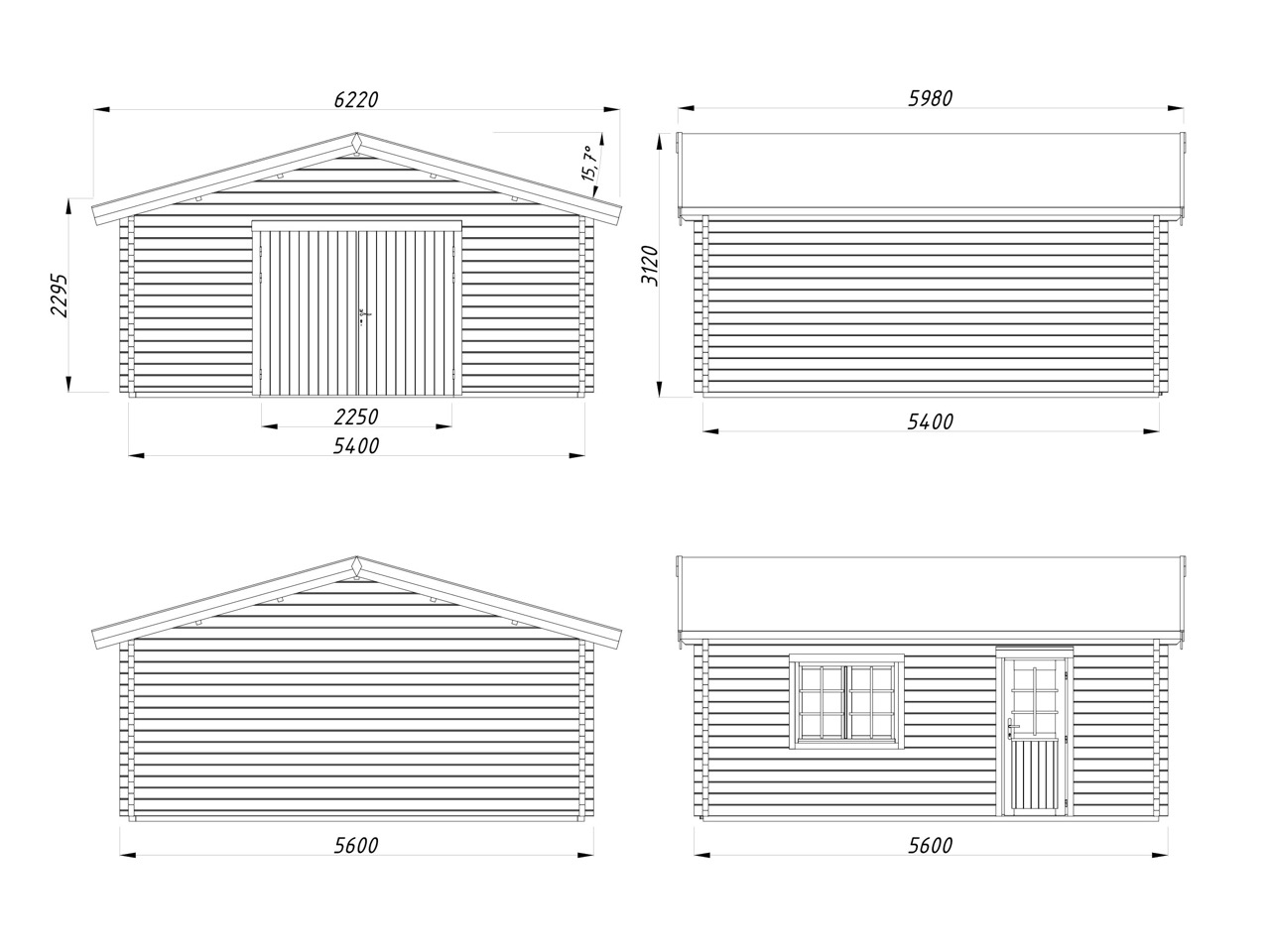 Raul  27,7 m2 cu poartă din lemn - imagine 11