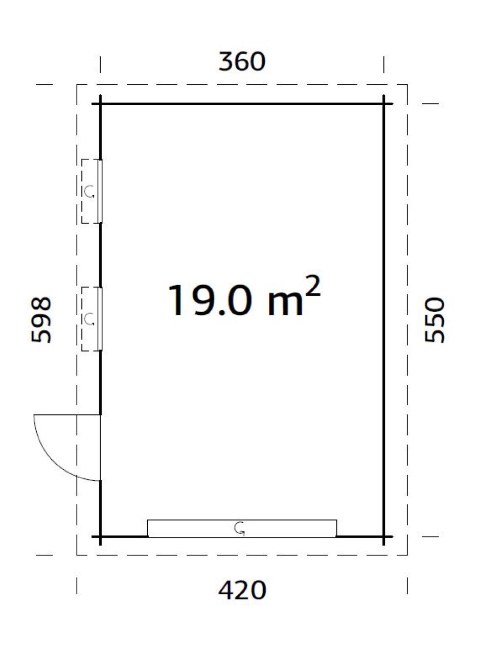 Radu  19,0 m2 cu ușă secțională - imagine 9