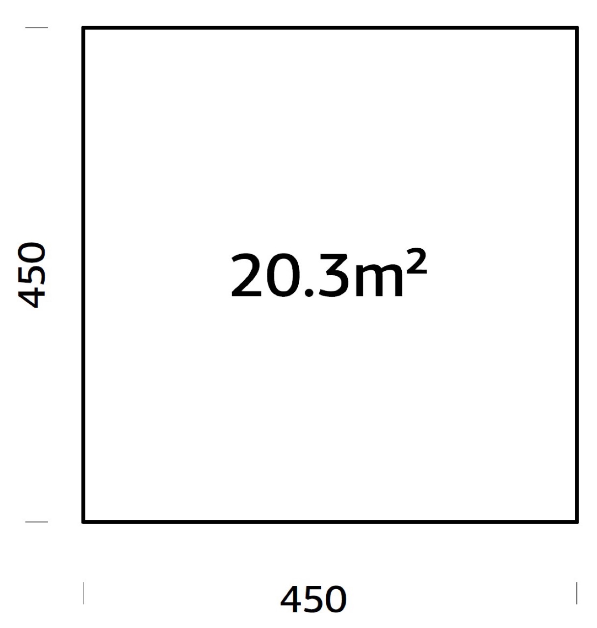 Cadru fundație 4,5x4,5 m (incl. LogFoot) - imagine 2
