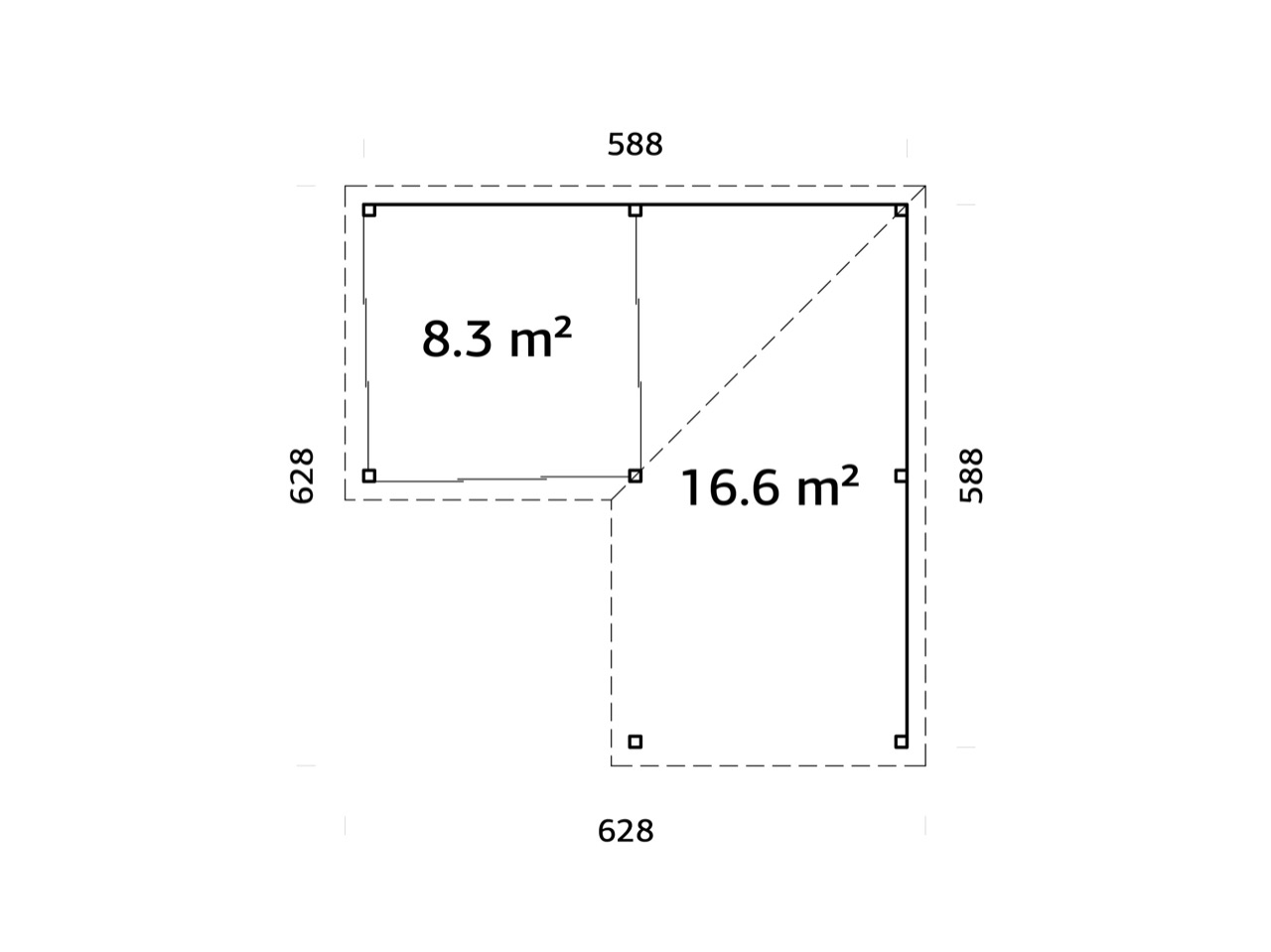 Lina  24,9 m2 Set 711 Slide Plus - imagine 13